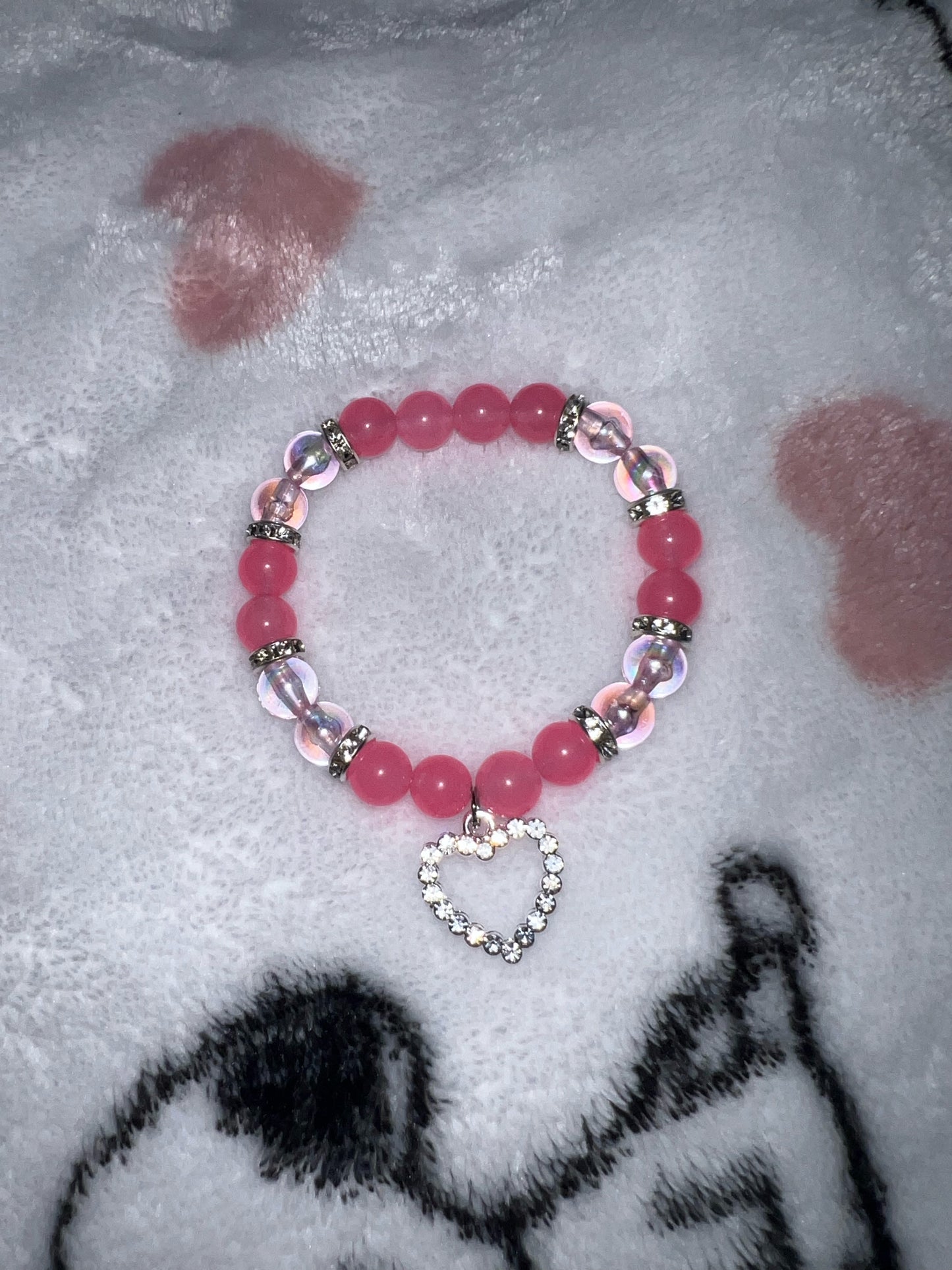 Pink Heart Bracelet