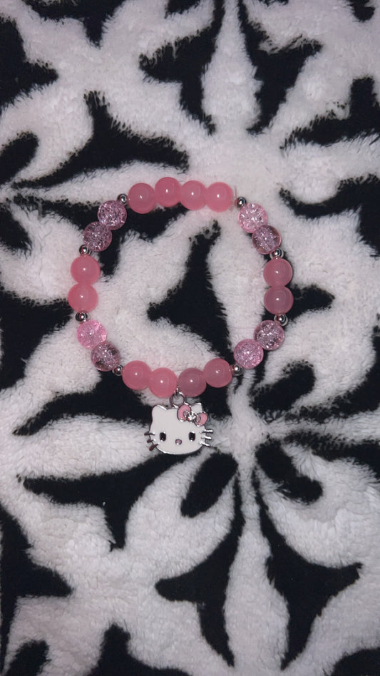 Two Pinks hello Kitty Bracelet