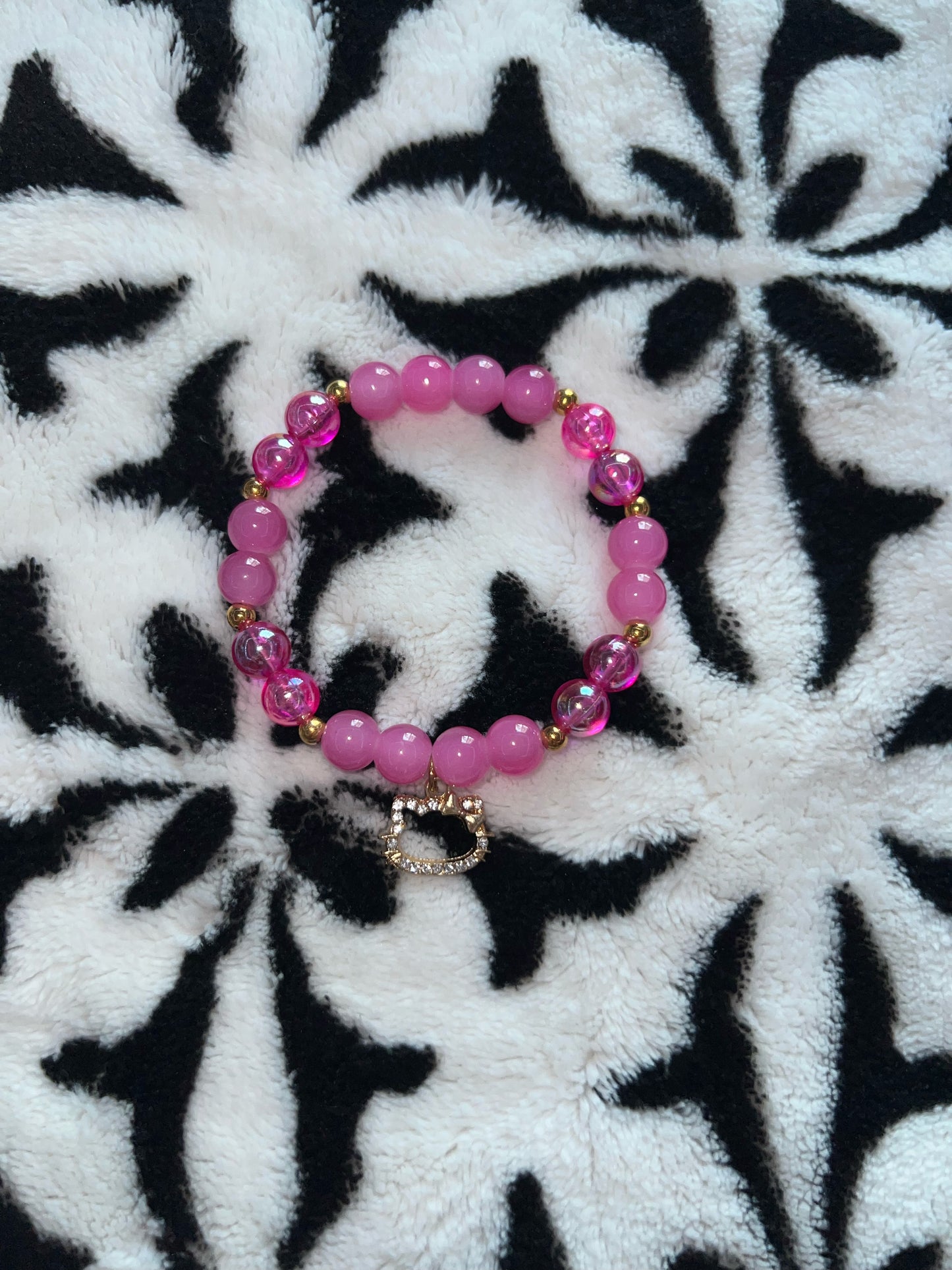 Dark Pink Gold HK Bracelet